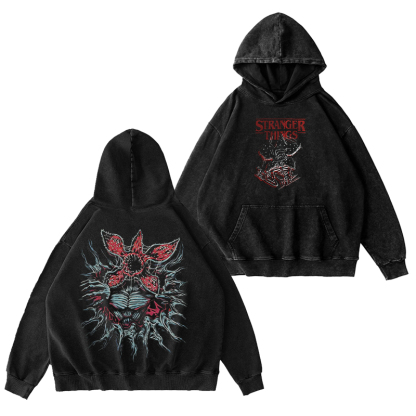 Stranger Things Unisex Washed Hoodie