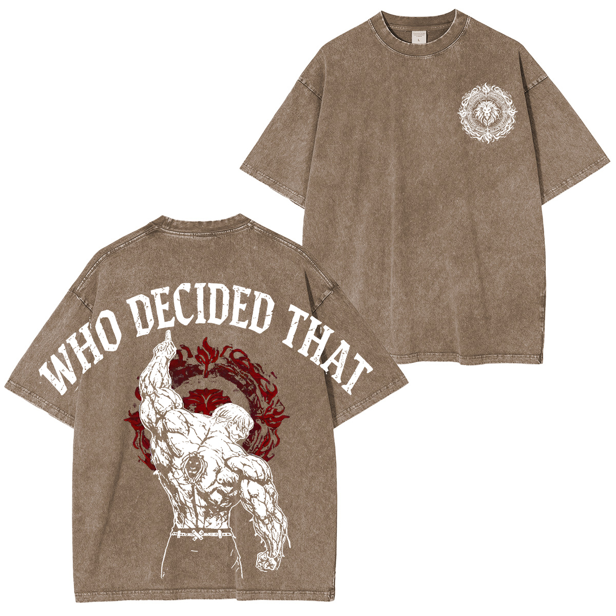 Seven deadly sins Printed Unisex Washed T-Shirt