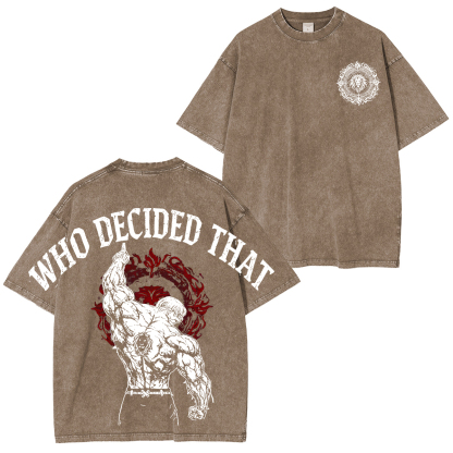 Seven deadly sins Printed Unisex Washed T-Shirt