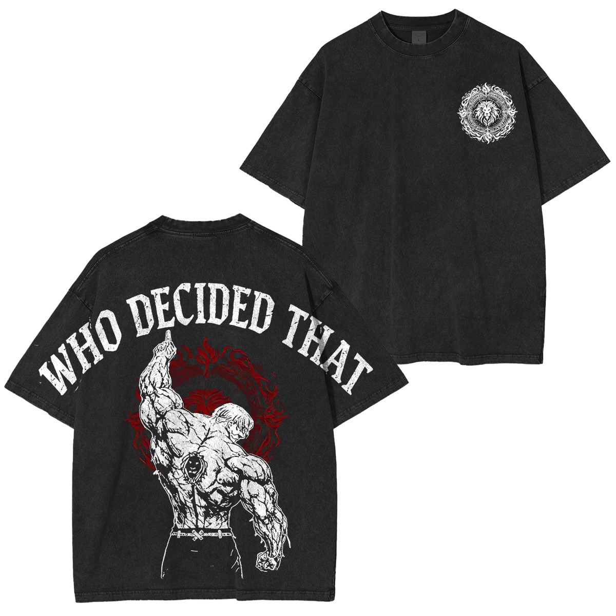 Seven deadly sins Printed Unisex Washed T-Shirt