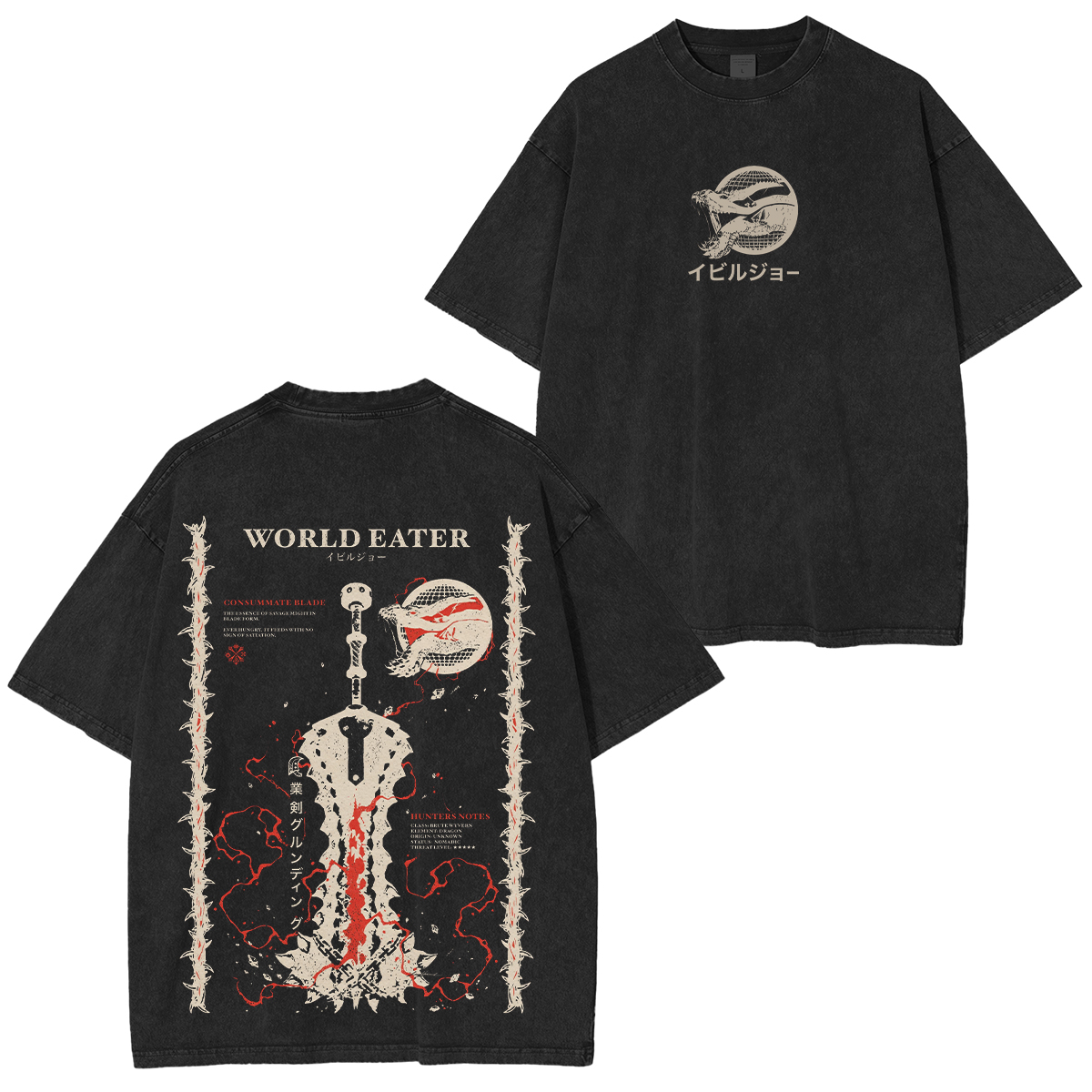 World Eaters Warhammer 40k Printed Unisex Washed T-Shirt