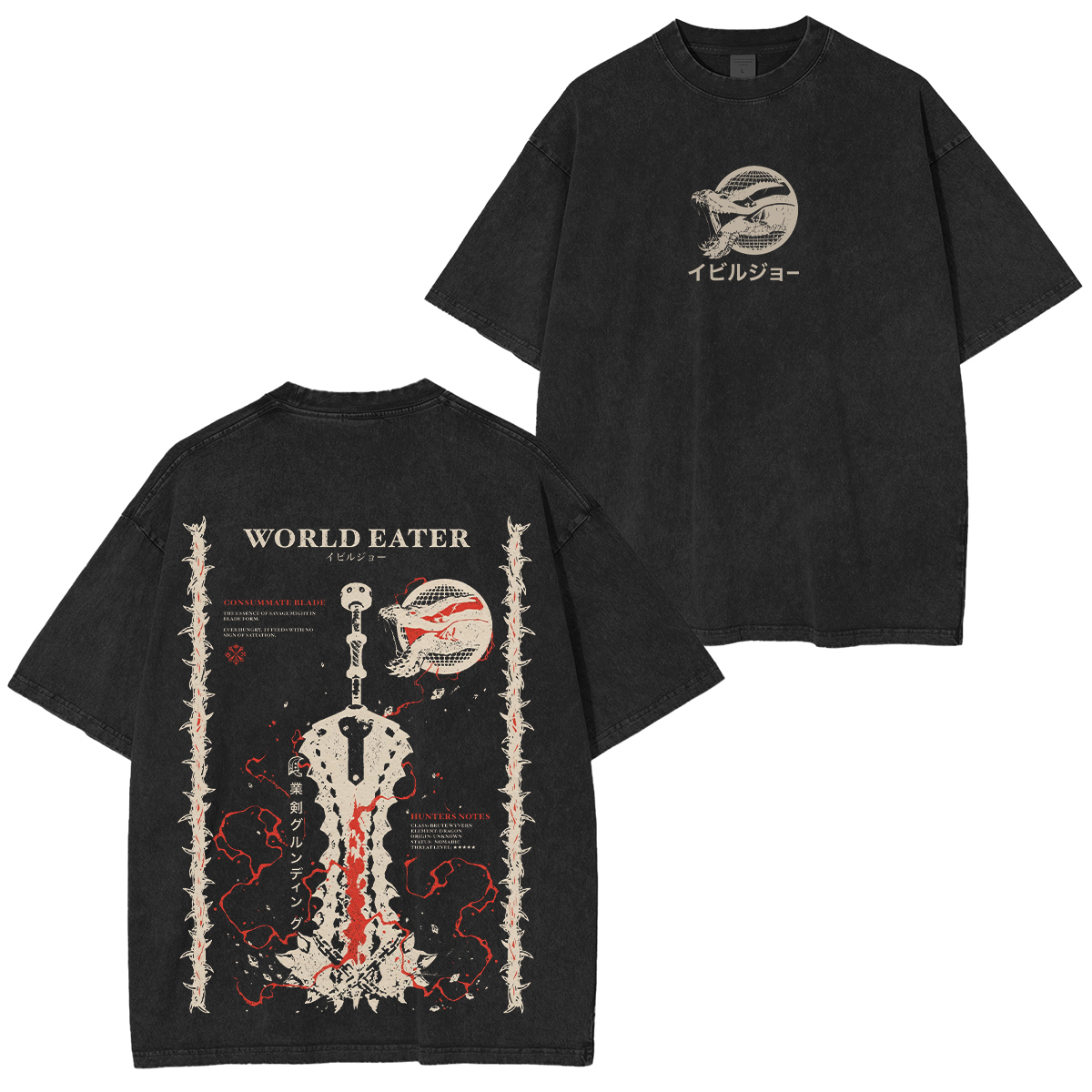 World Eaters Warhammer 40k Printed Unisex Washed T-Shirt