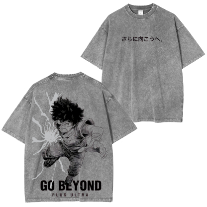 My Hero Academia Izuku Midoriya Unisex Washed T-Shirt