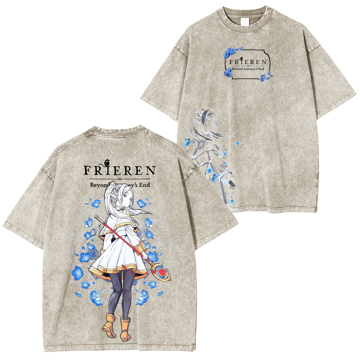 Frieren: Beyond Journey's End Unisex Washed T-Shirt