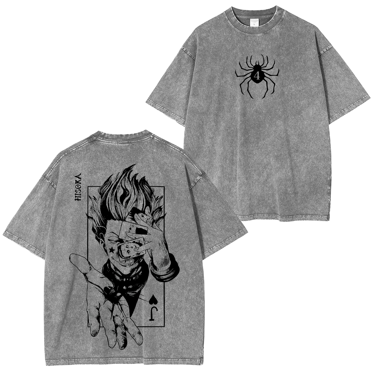 Hunter × Hunter Hisoka Printed Unisex Washed T-Shirt