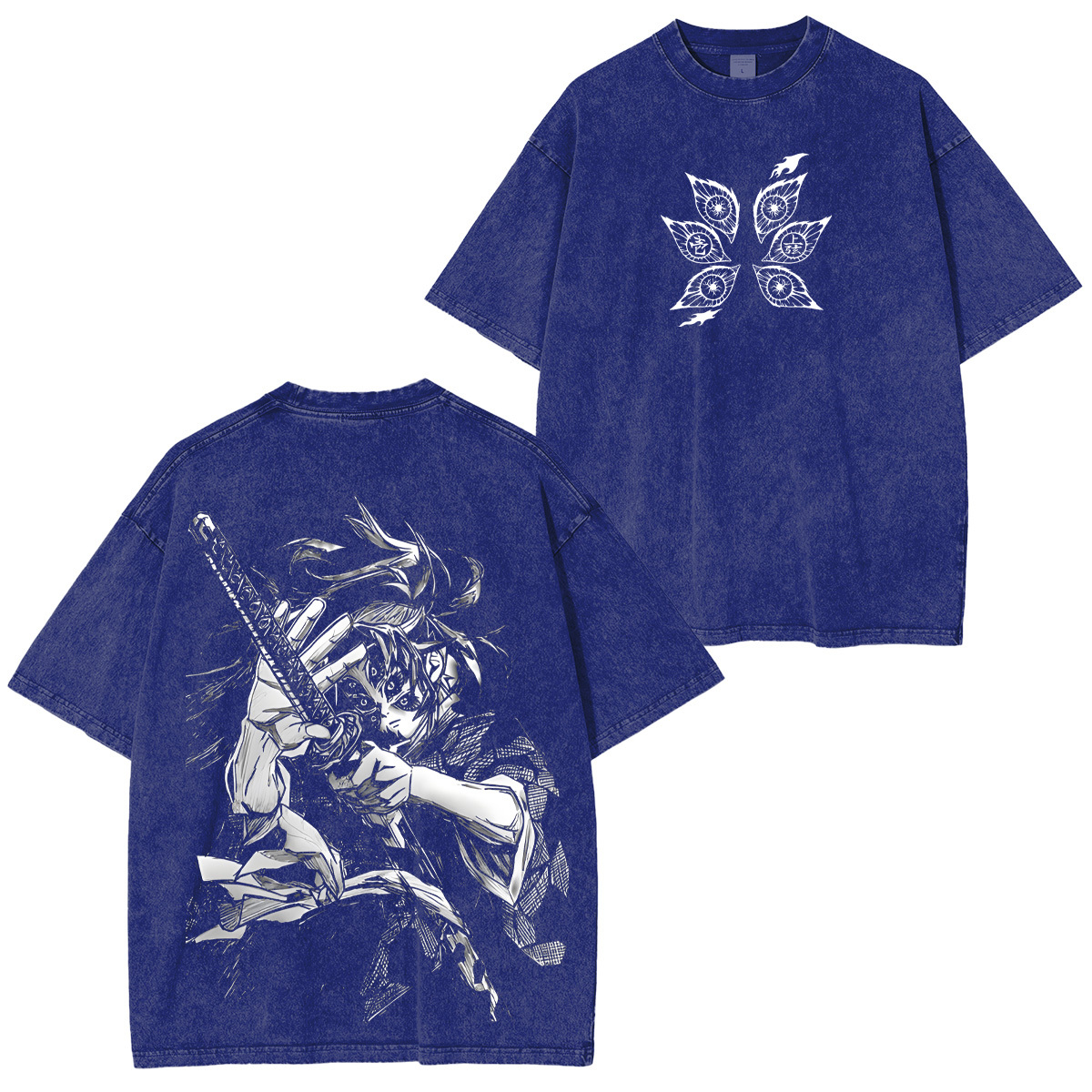 Demon Slayer Kokushibo Unisex Washed T-Shirt