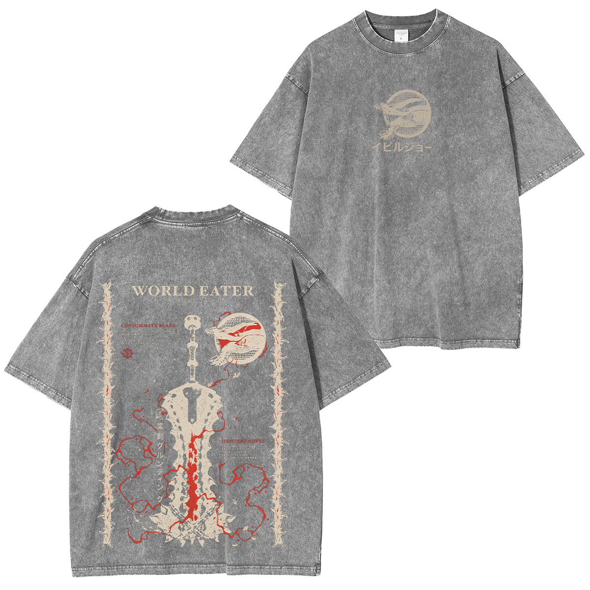 World Eaters Warhammer 40k Printed Unisex Washed T-Shirt