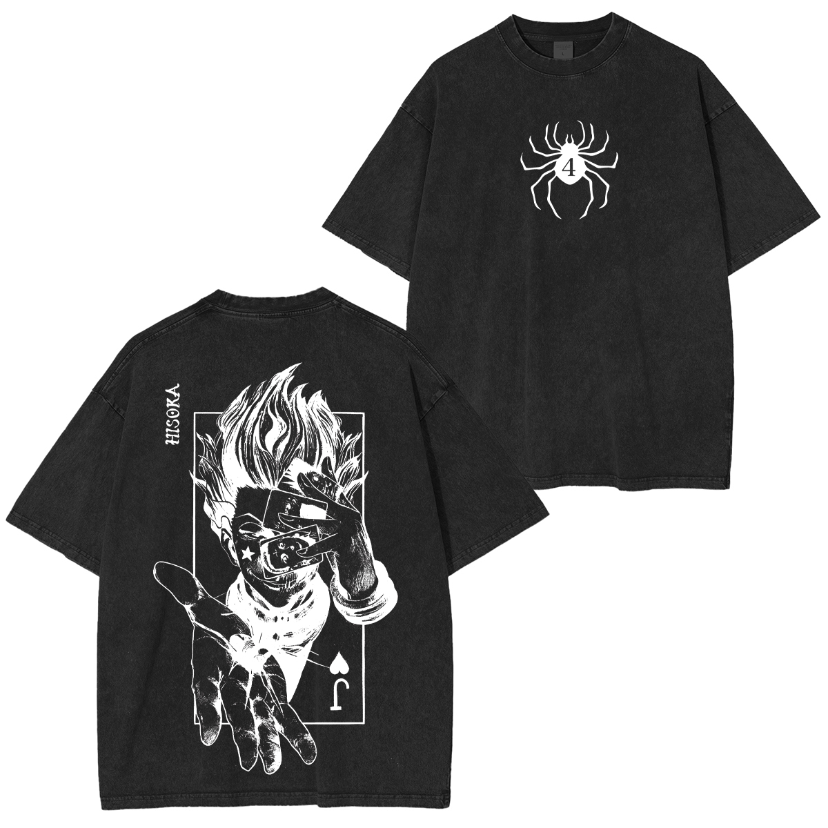 Hunter × Hunter Hisoka Printed Unisex Washed T-Shirt