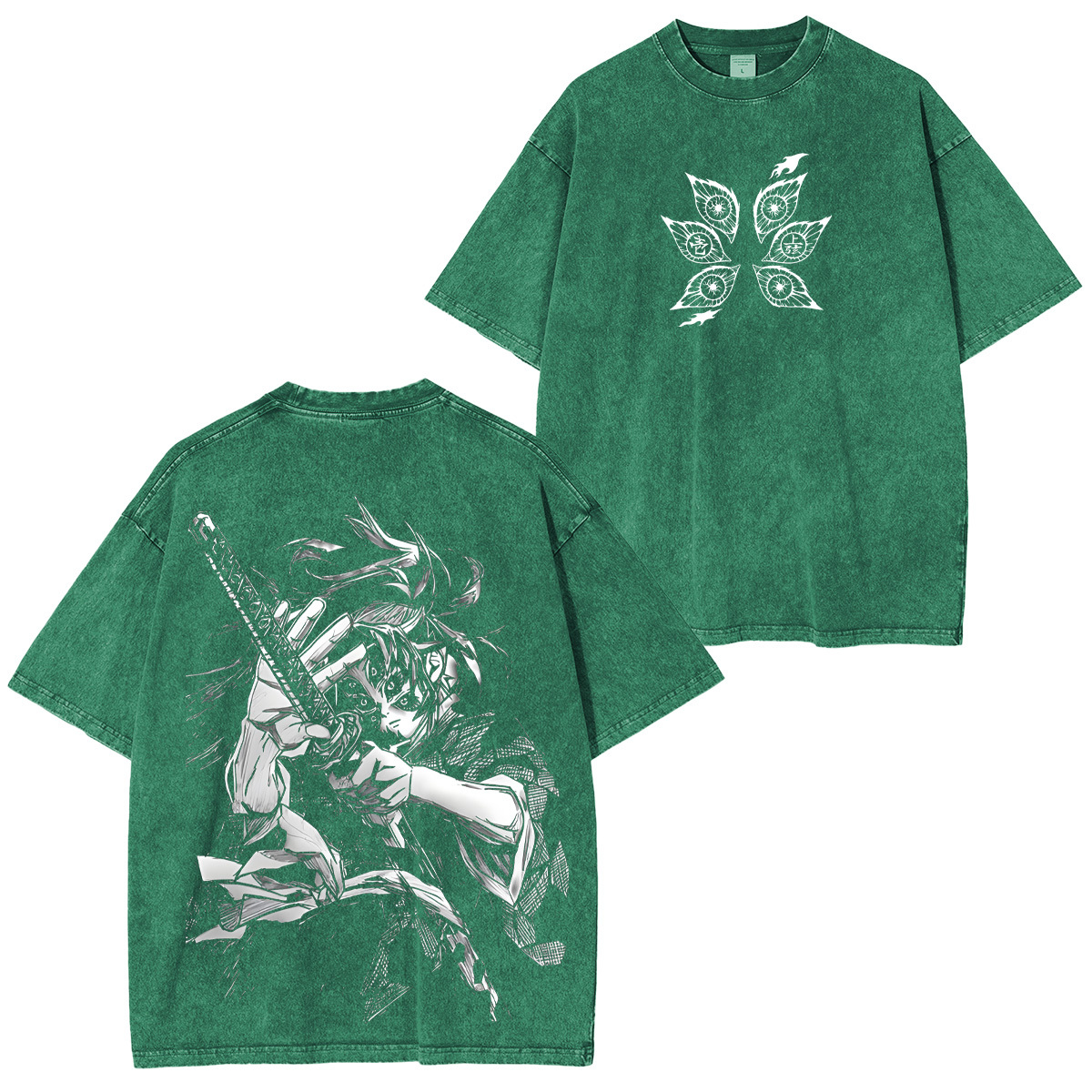 Demon Slayer Kokushibo Unisex Washed T-Shirt