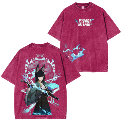 Zenless Zone Zero Hoshimi Miyabi Unisex Washed T-Shirt