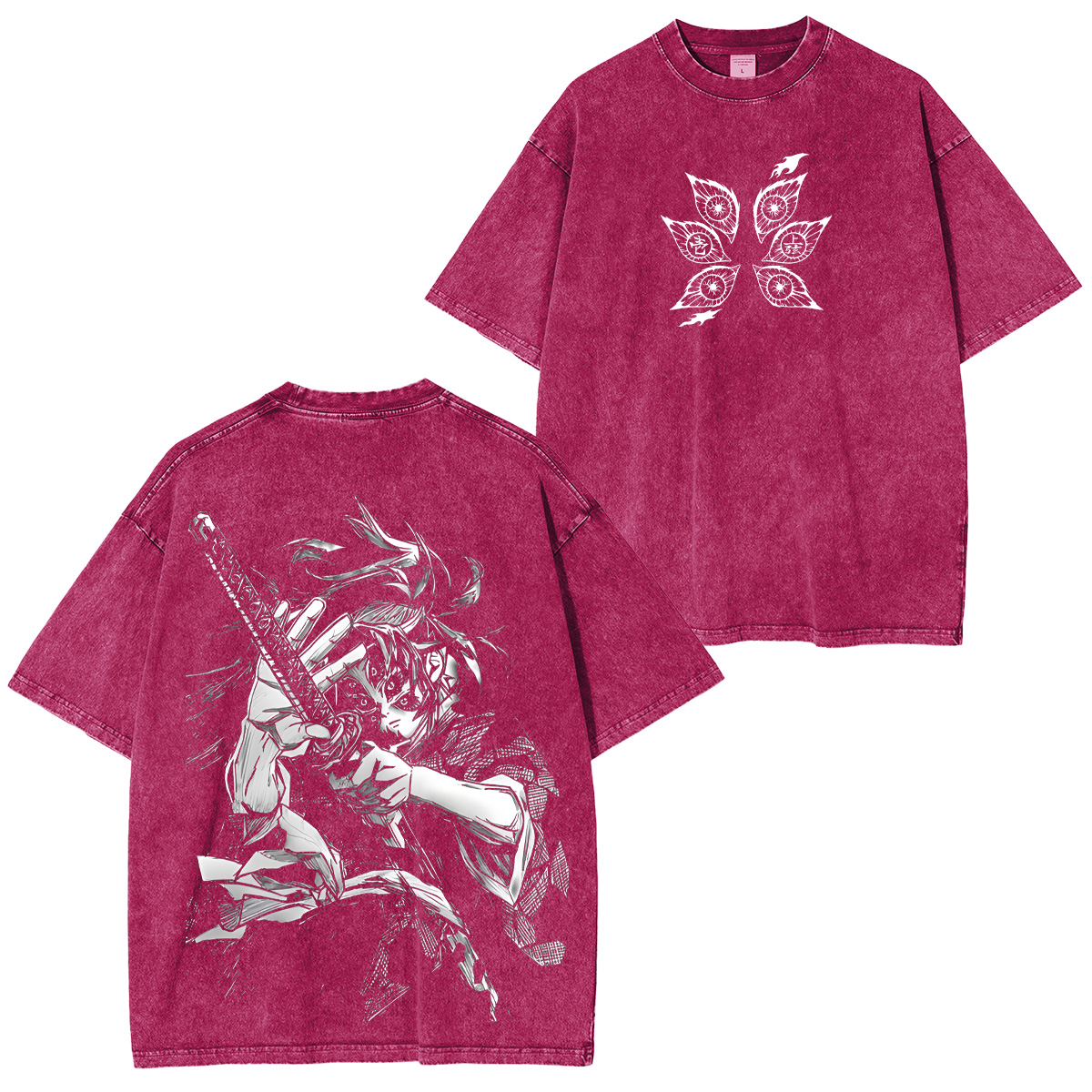 Demon Slayer Kokushibo Unisex Washed T-Shirt