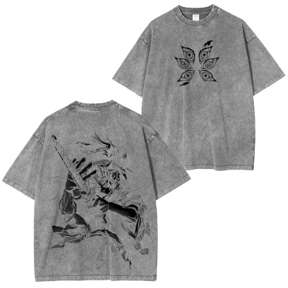 Demon Slayer Kokushibo Unisex Washed T-Shirt