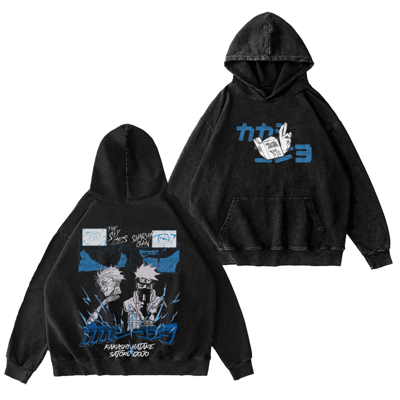 Jujutsu Kaisen Satoru Gojo Unisex Washed Hoodie