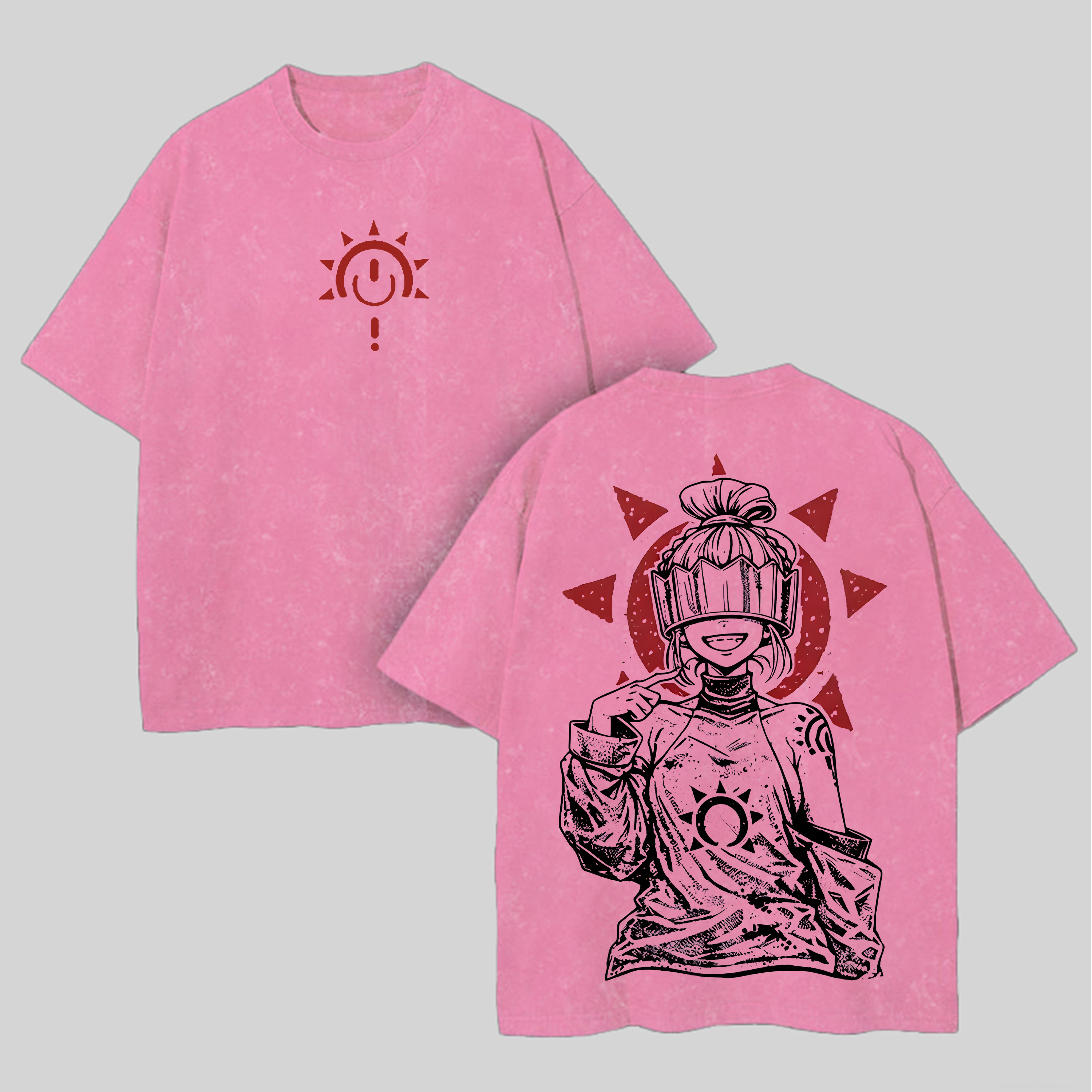 Fire Force Haumea Printed Unisex Washed T-Shirt