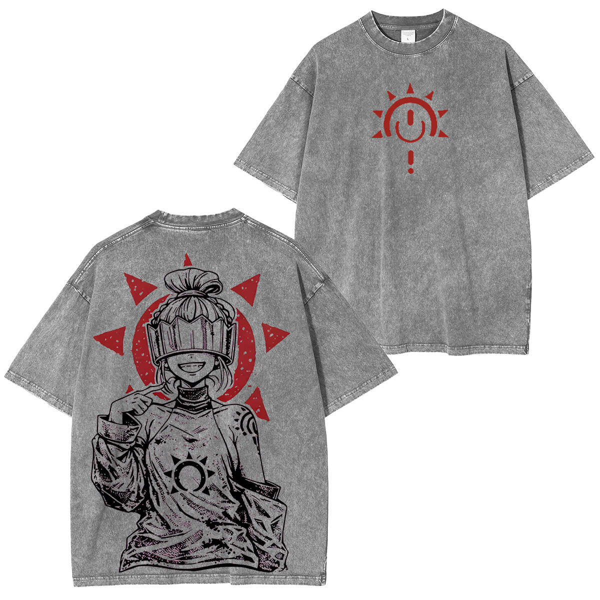 Fire Force Haumea Printed Unisex Washed T-Shirt