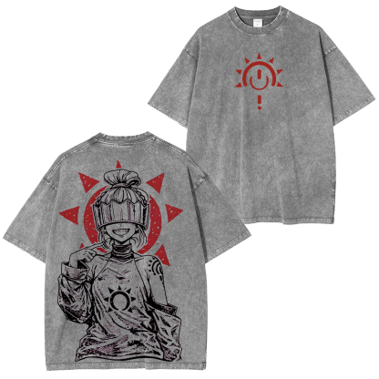 Fire Force Haumea Printed Unisex Washed T-Shirt