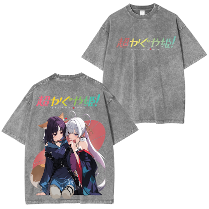 Cosmic Princess Kaguya! Printed Unisex Washed T-Shirt