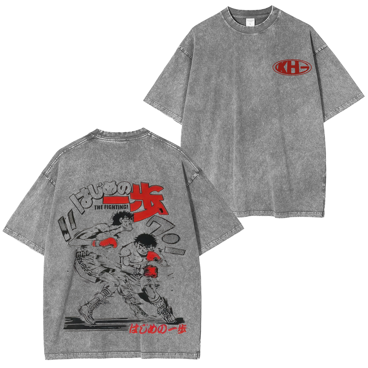 Hajime no Ippo Printed Unisex Washed T-Shirt