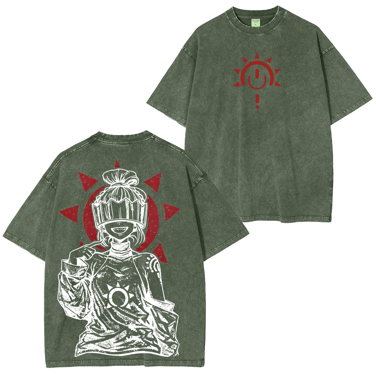 Fire Force Haumea Printed Unisex Washed T-Shirt