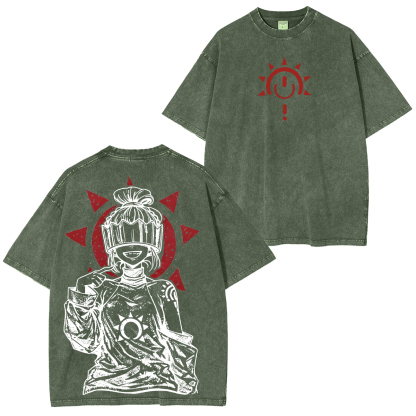 Fire Force Haumea Printed Unisex Washed T-Shirt