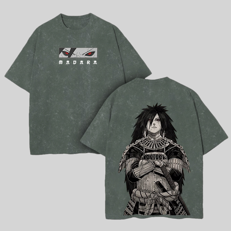 Uchiha Madara Printed Unisex Washed T-Shirt