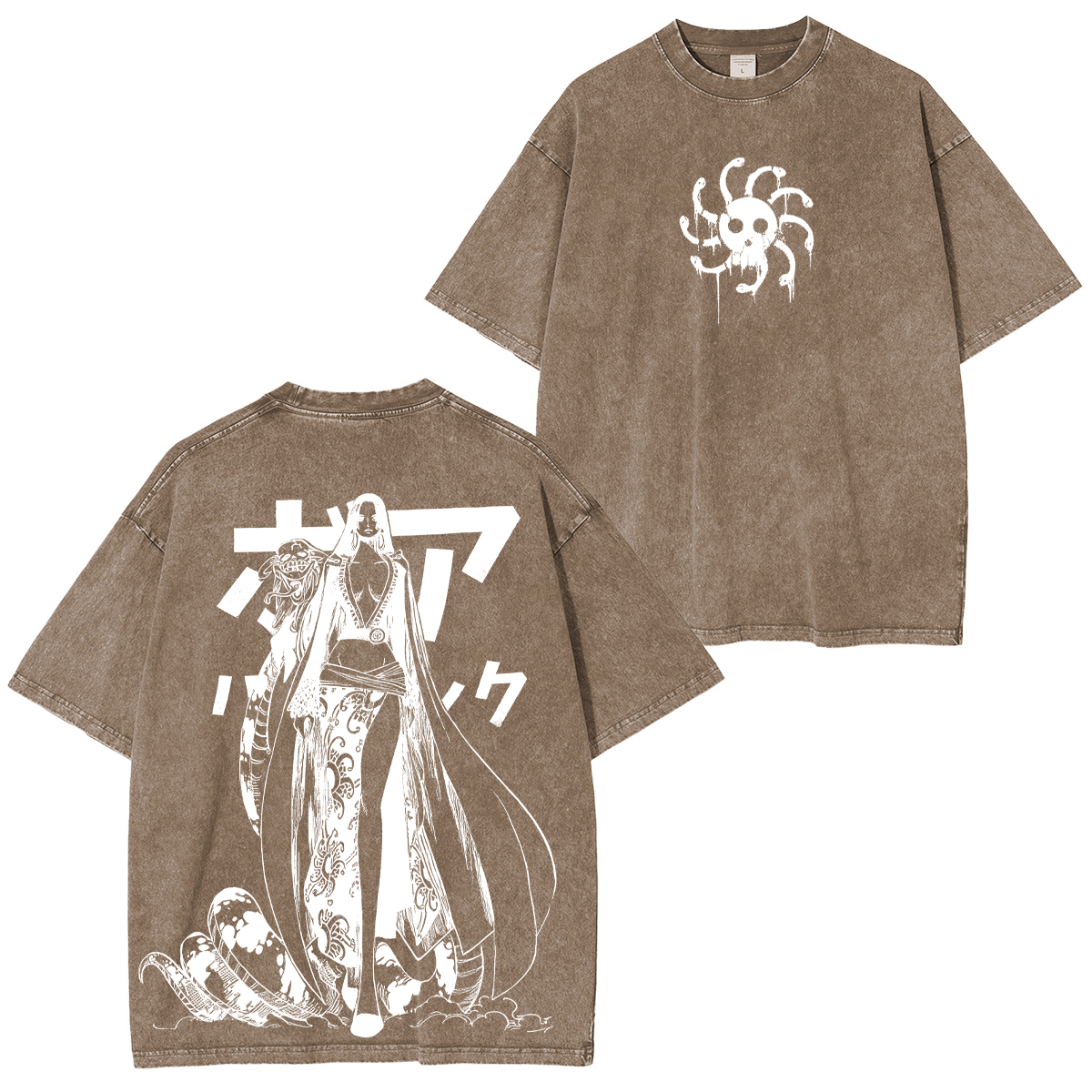 One Piece Boa Hancock Printed Unisex Washed T-Shirt