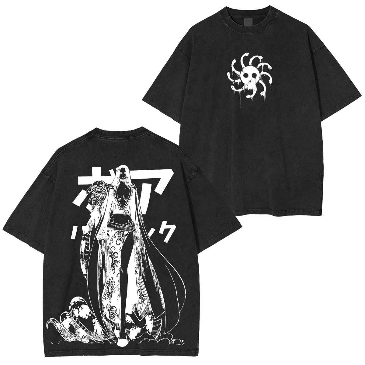 One Piece Boa Hancock Printed Unisex Washed T-Shirt