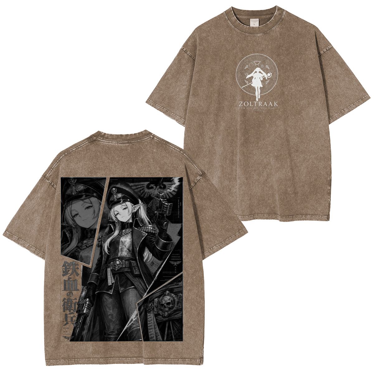 Frieren: Beyond Journey's End‌ Printed Unisex Washed T-Shirt