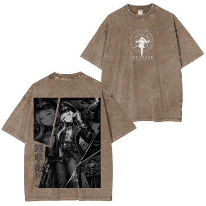 Frieren: Beyond Journey's End‌ Printed Unisex Washed T-Shirt