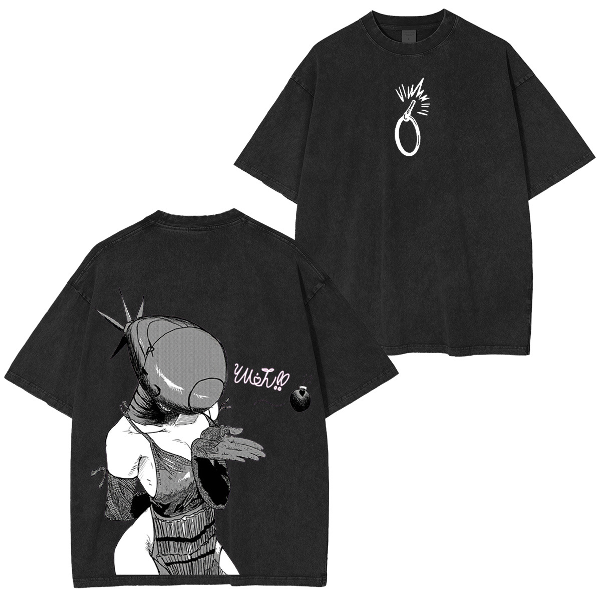 Chainsaw Man Reze Unisex Washed T-Shirt