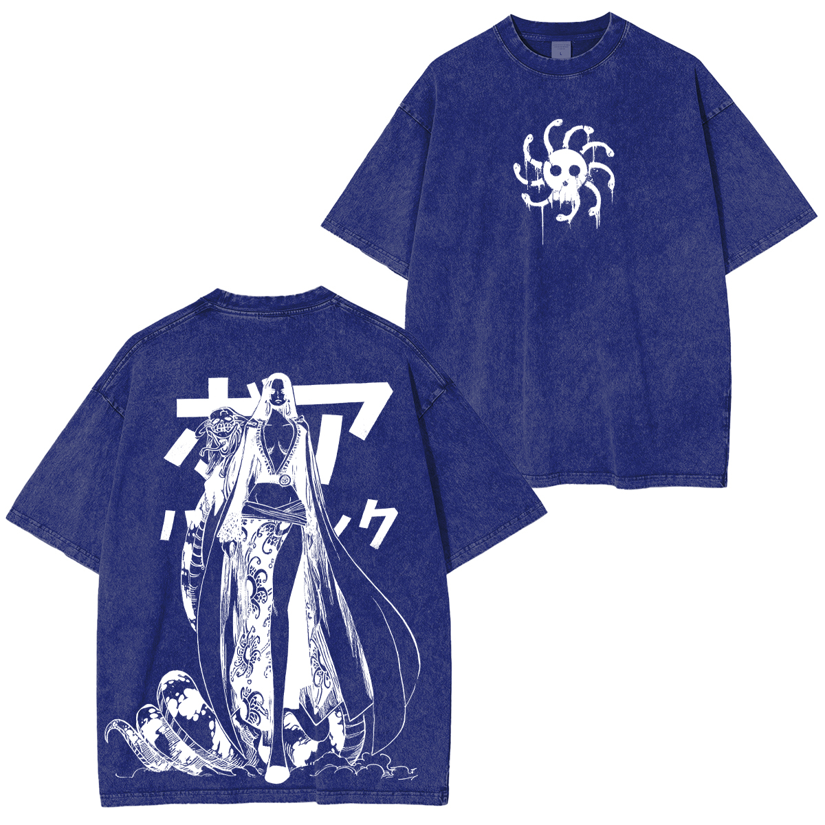 One Piece Boa Hancock Printed Unisex Washed T-Shirt