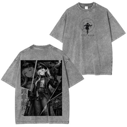 Frieren: Beyond Journey's End‌ Printed Unisex Washed T-Shirt