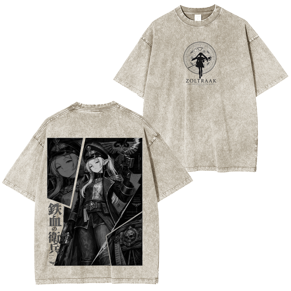Frieren: Beyond Journey's End‌ Printed Unisex Washed T-Shirt