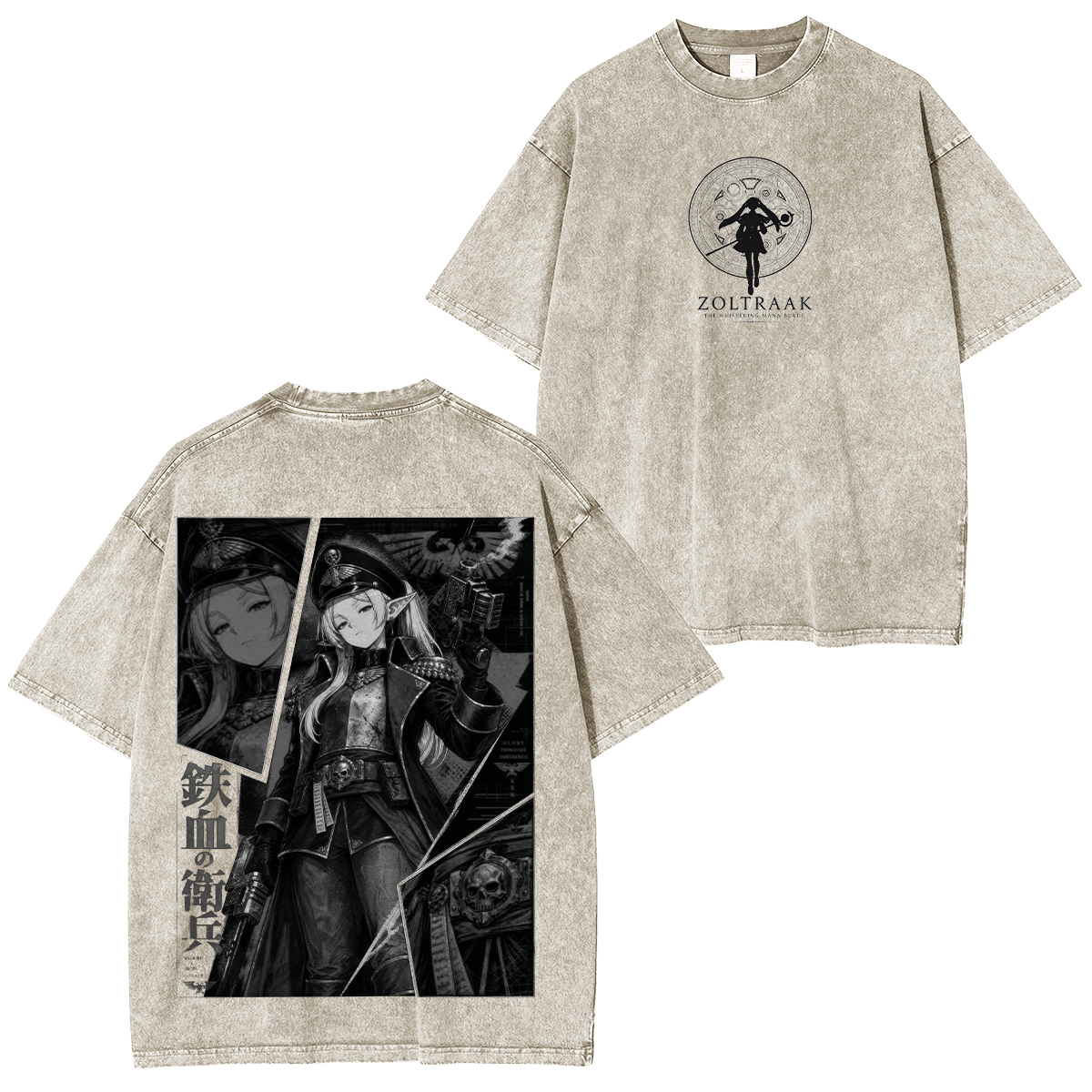 Frieren: Beyond Journey's End‌ Printed Unisex Washed T-Shirt