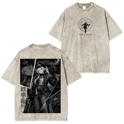Frieren: Beyond Journey's End‌ Printed Unisex Washed T-Shirt