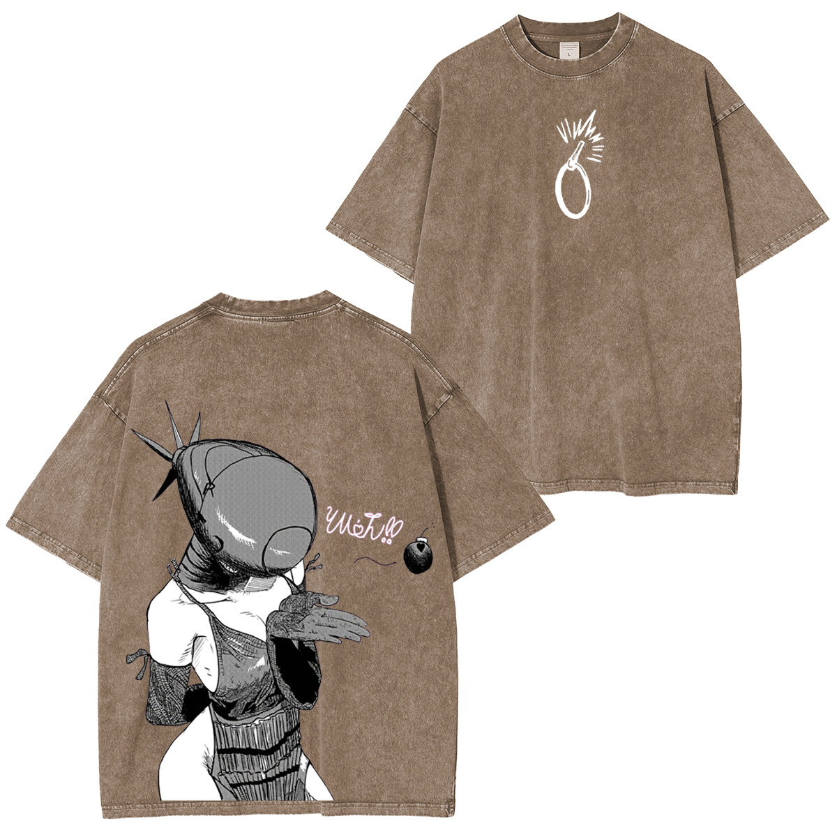 Chainsaw Man Reze Unisex Washed T-Shirt