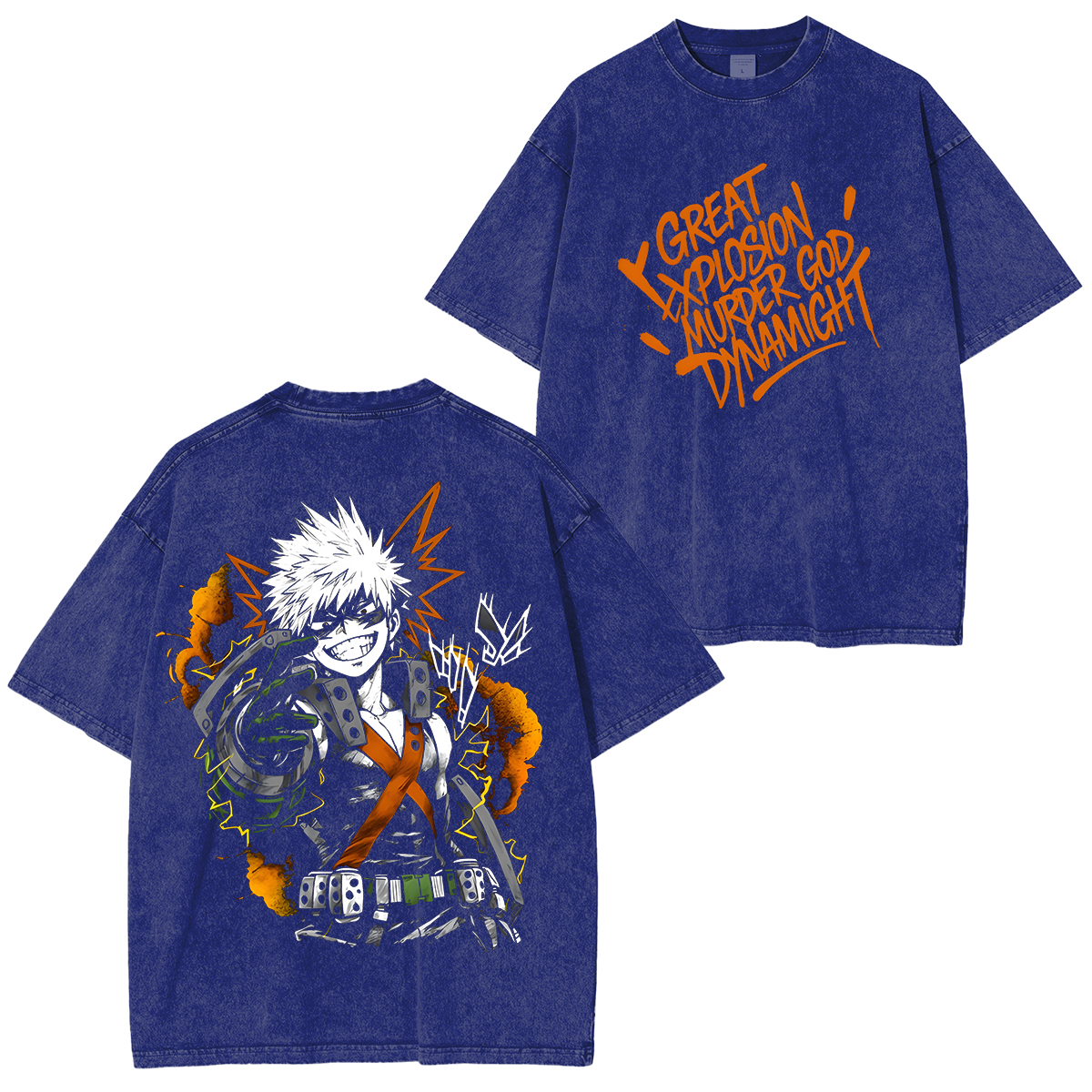My Hero Academia Katsuki Bakugo Unisex Washed T-Shirt
