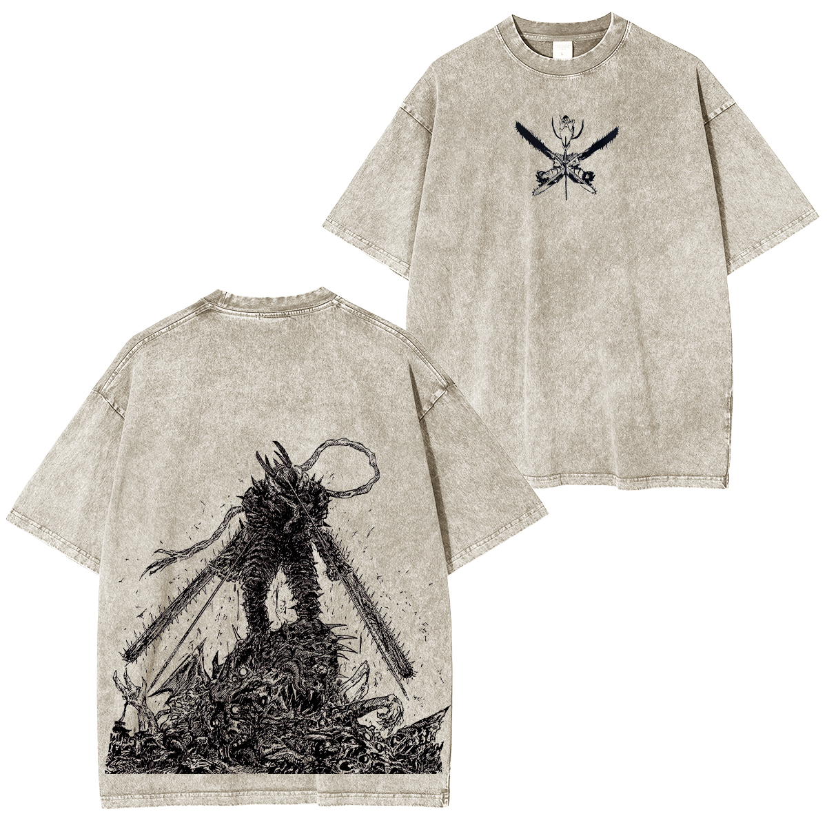Chainsaw Man Unisex Washed T-Shirt