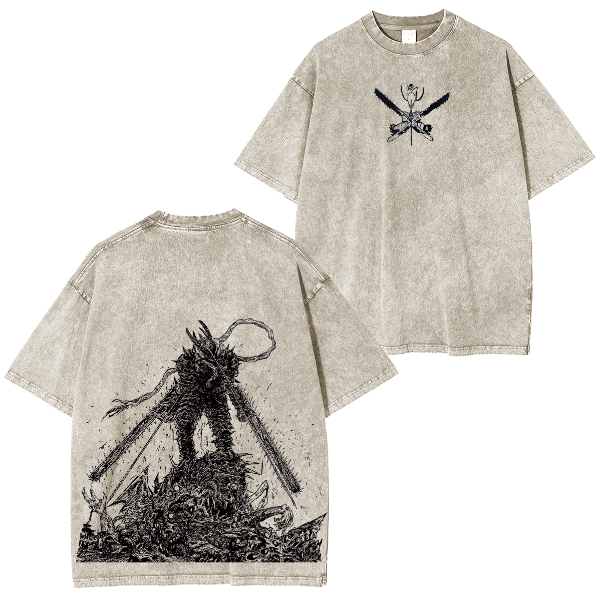Chainsaw Man Unisex Washed T-Shirt