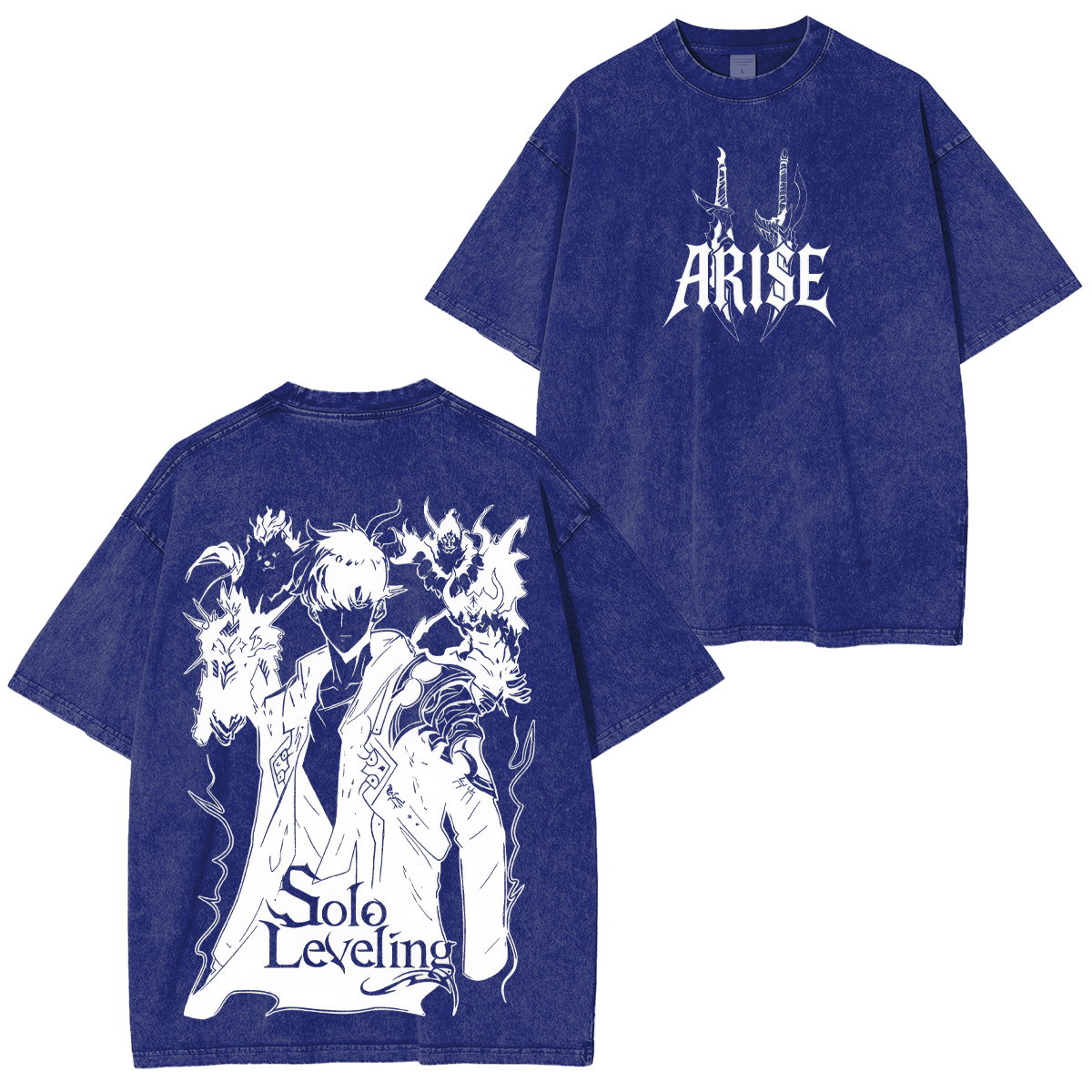 Solo Leveling Printed Unisex Washed T-Shirt