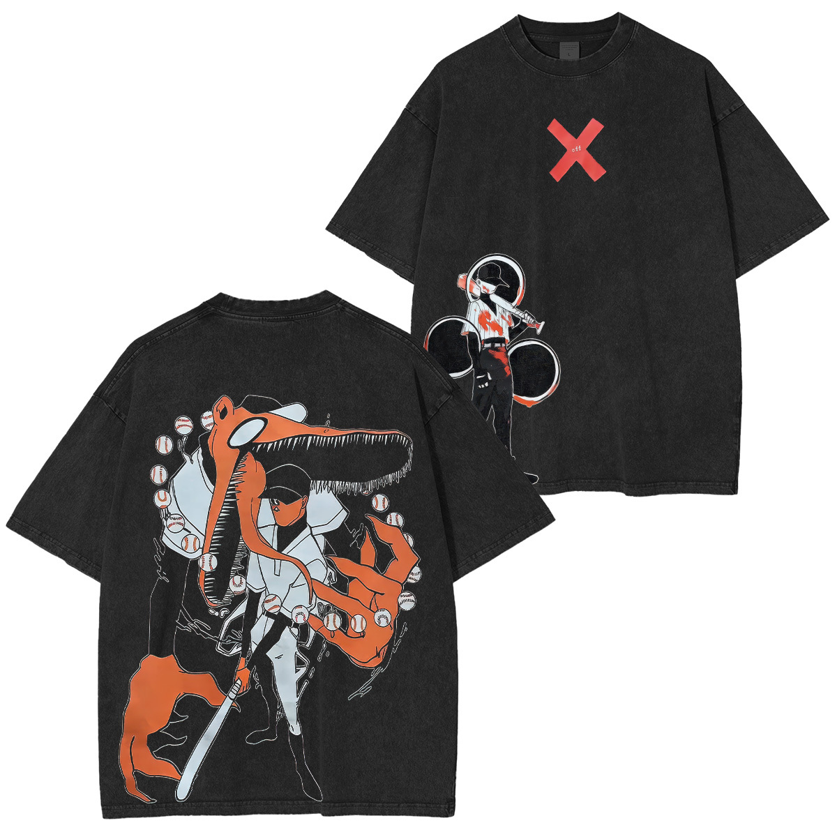 Chainsaw Man Denji Unisex Washed T-Shirt