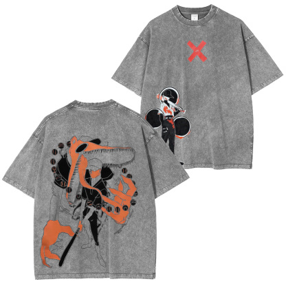 Chainsaw Man Denji Unisex Washed T-Shirt