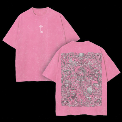 Attack on Titan Oversize Washed T-Shirt