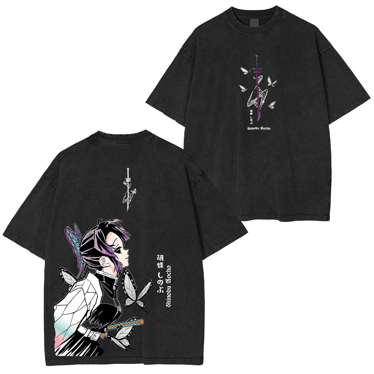 Demon Slayer Shinobu Kocho Unisex Washed T-Shirt