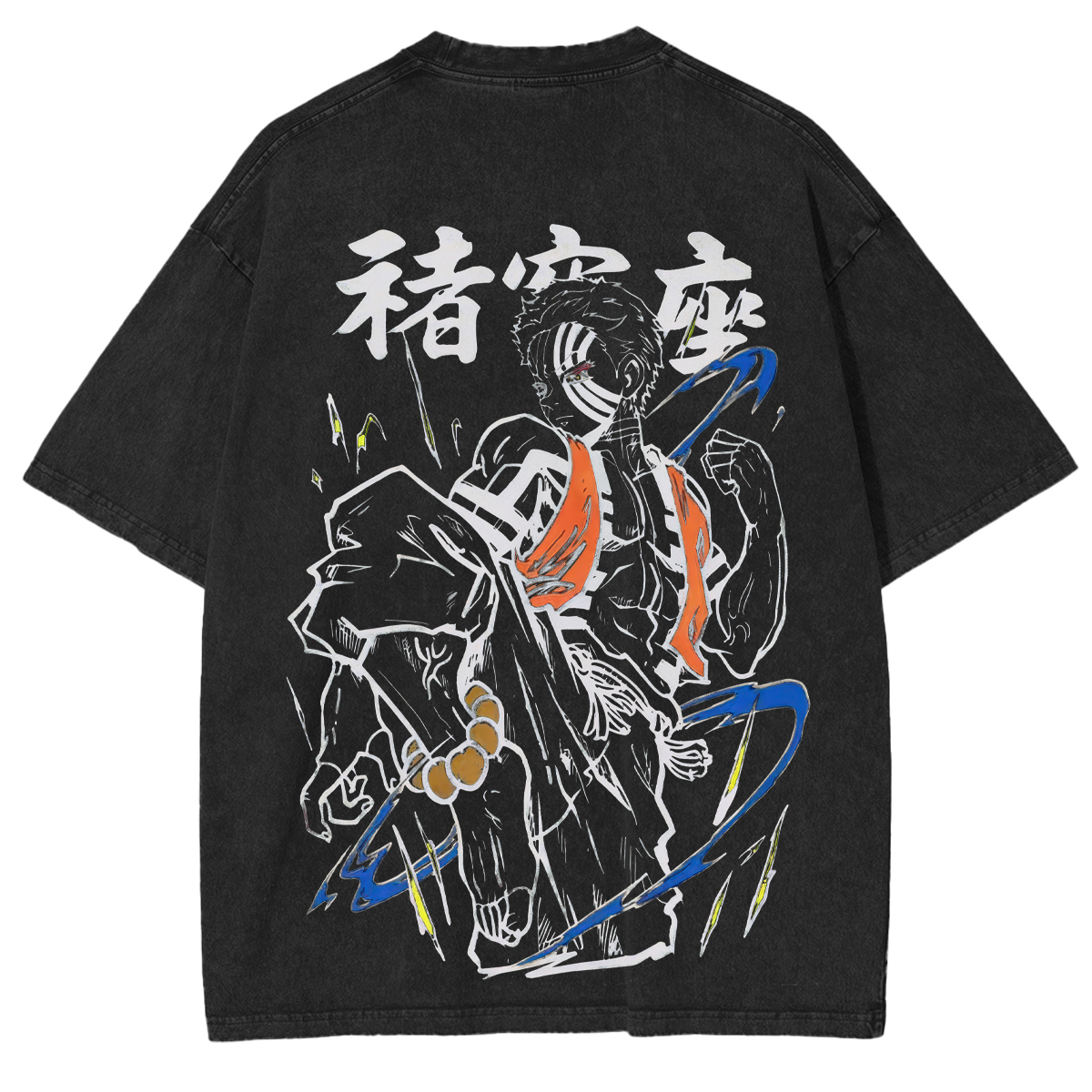 Demon Slayer Akaza Unisex Washed T-Shirt
