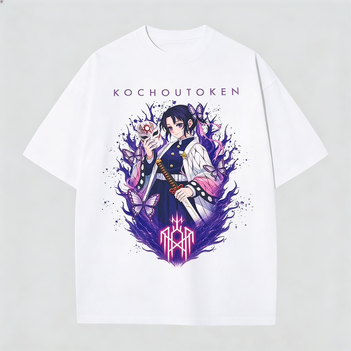 Jujutsu Kaisen Kochou Token Printed Unisex Oversized T-Shirt