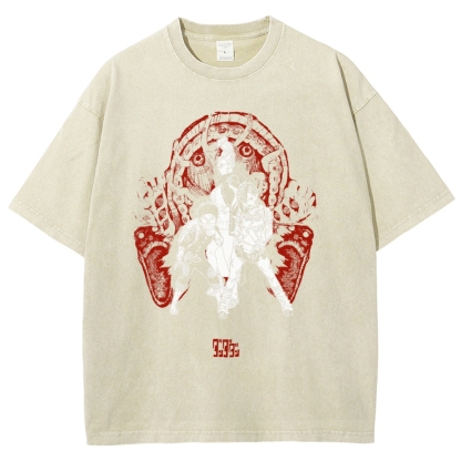 Okarun Momo Dandadan Washed T-Shirt