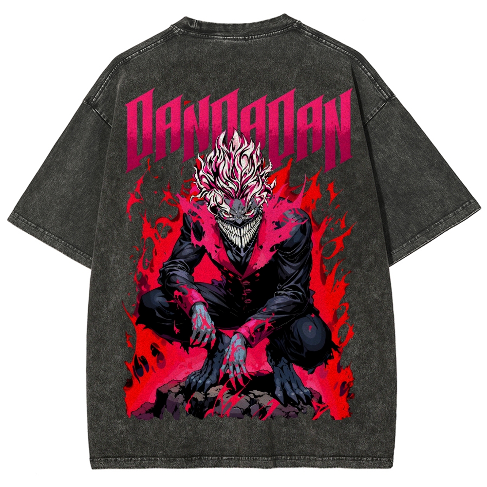 Dandadan Unisex Fit Washed T-Shirt