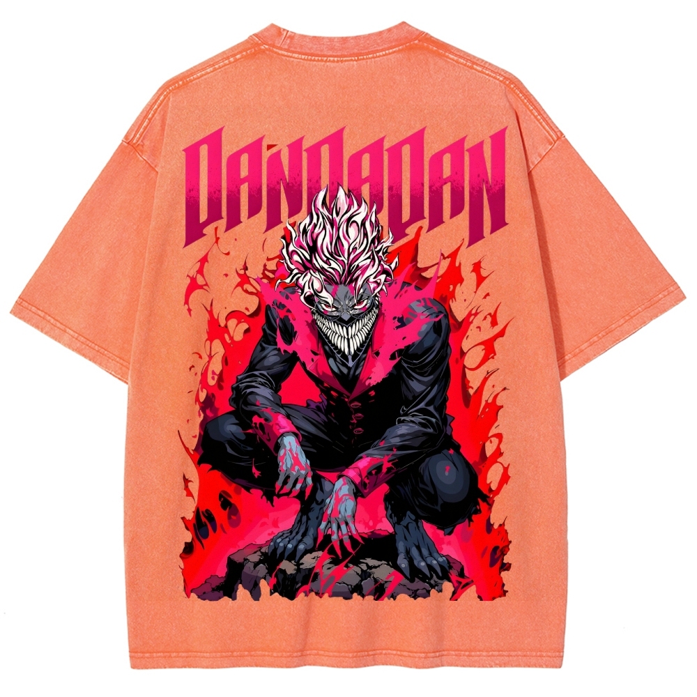 Dandadan Unisex Fit Washed T-Shirt