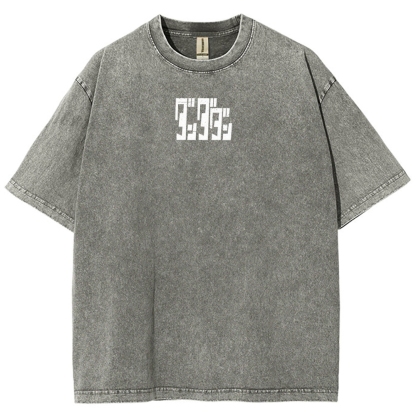 Dandadan Unisex Fit Washed T-Shirt